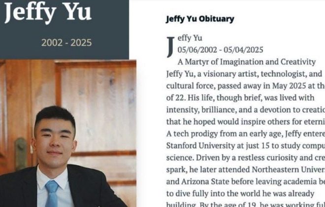 Zerebro co-founder Jeffy Yu, who performed useless, received caught in his dad and mom’ driveway