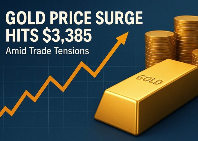 Gold Worth Surge Hits $3,385 Amid Commerce Tensions