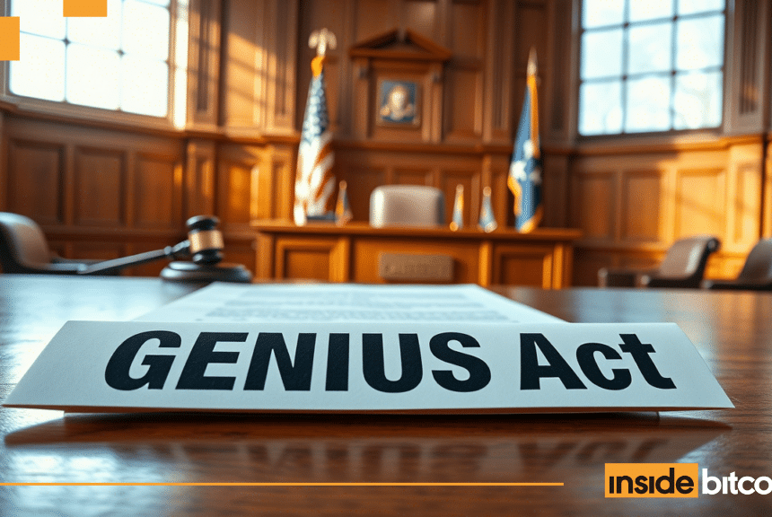 US Senate Schedules Closing GENIUS Act Vote As SEC Drops Guidelines