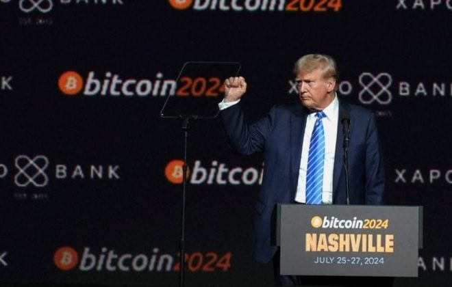 Trump calls Bitcoin speech by Coin Middle director the GOAT