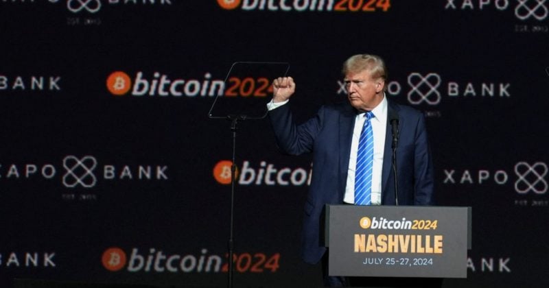 Trump calls Bitcoin speech by Coin Middle director the GOAT