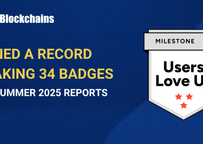 G2 Summer season 2025 Studies: 101 Blockchains Earned Document-Breaking 34 Badges